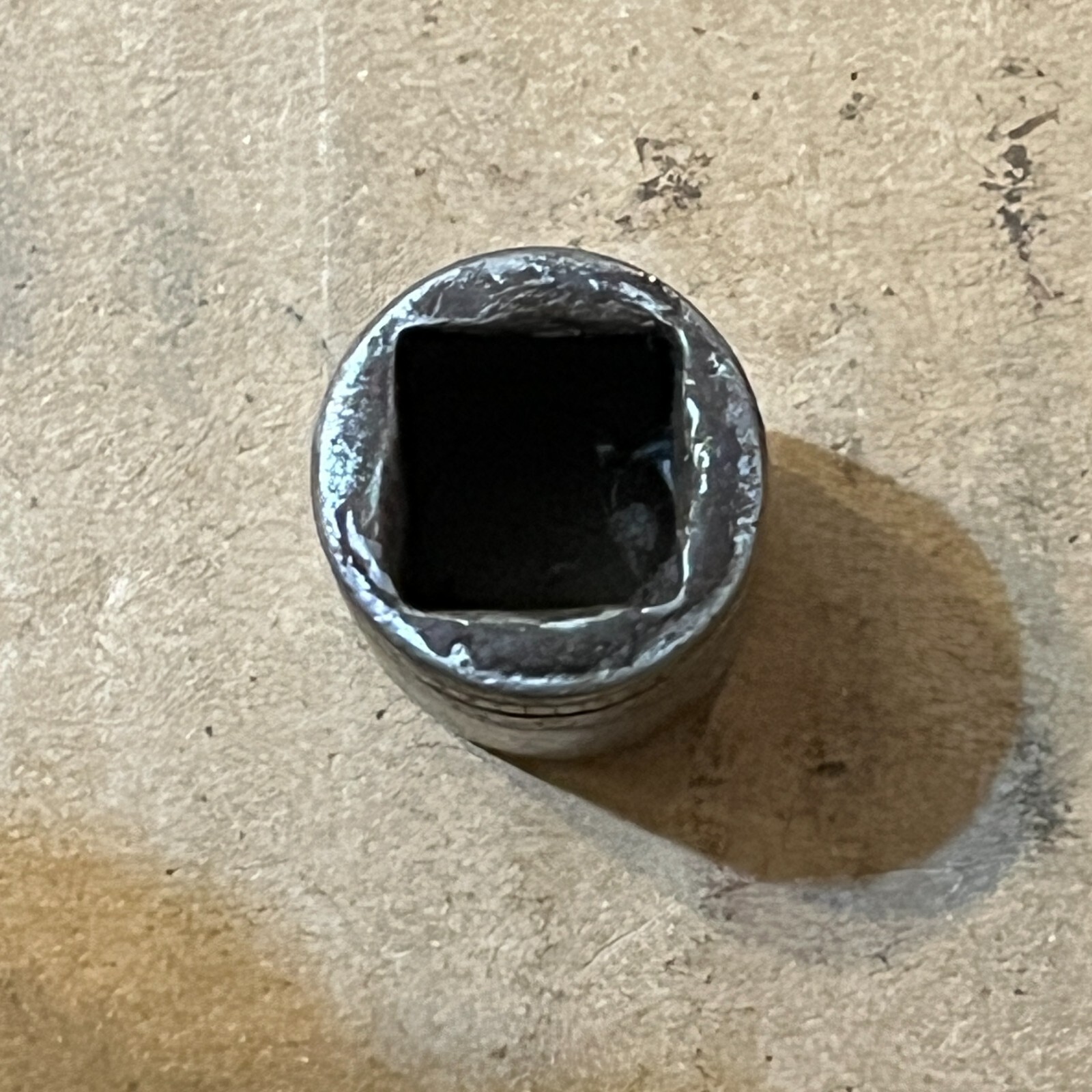Vintage Snap On F-140 7/16″ Socket 12 Point 3/8″ Drive – Old