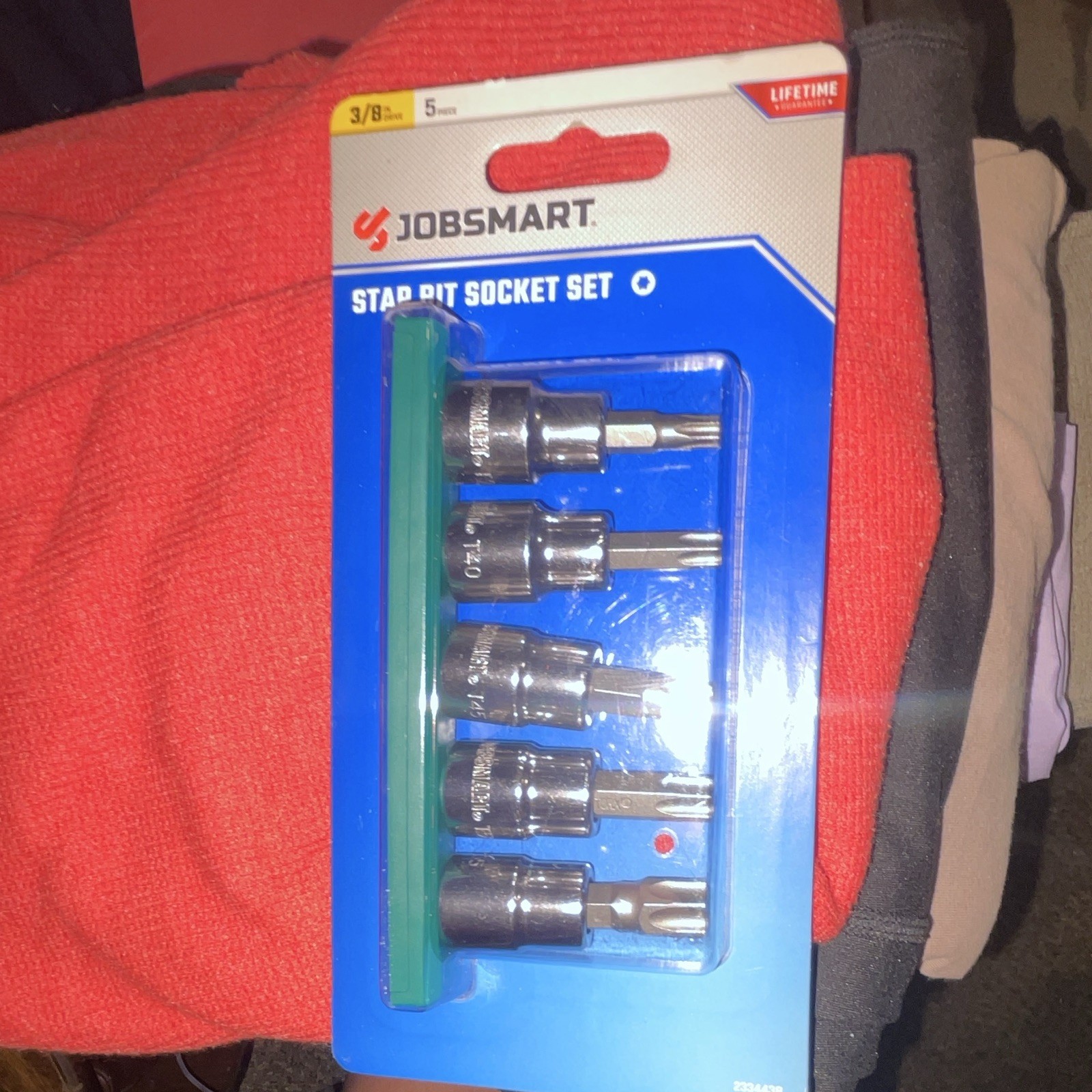 Torx Star Bit Socket Set 3/8 Inch Drive 5 PCS