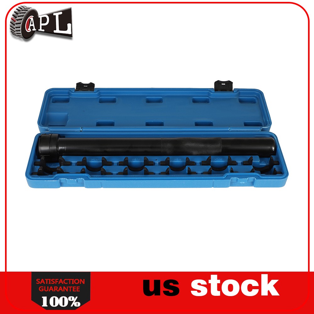 13pc Inner Tie Rod Removal Installation Tool Set with 12 SAE & Metric Adaptors