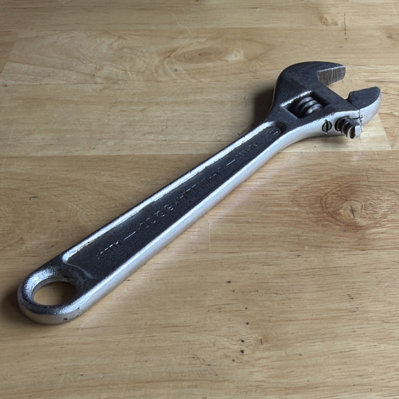 J.H. Williams Co. Tools 8″ Adjustable Wrench Superjustable Vtg Made in USA