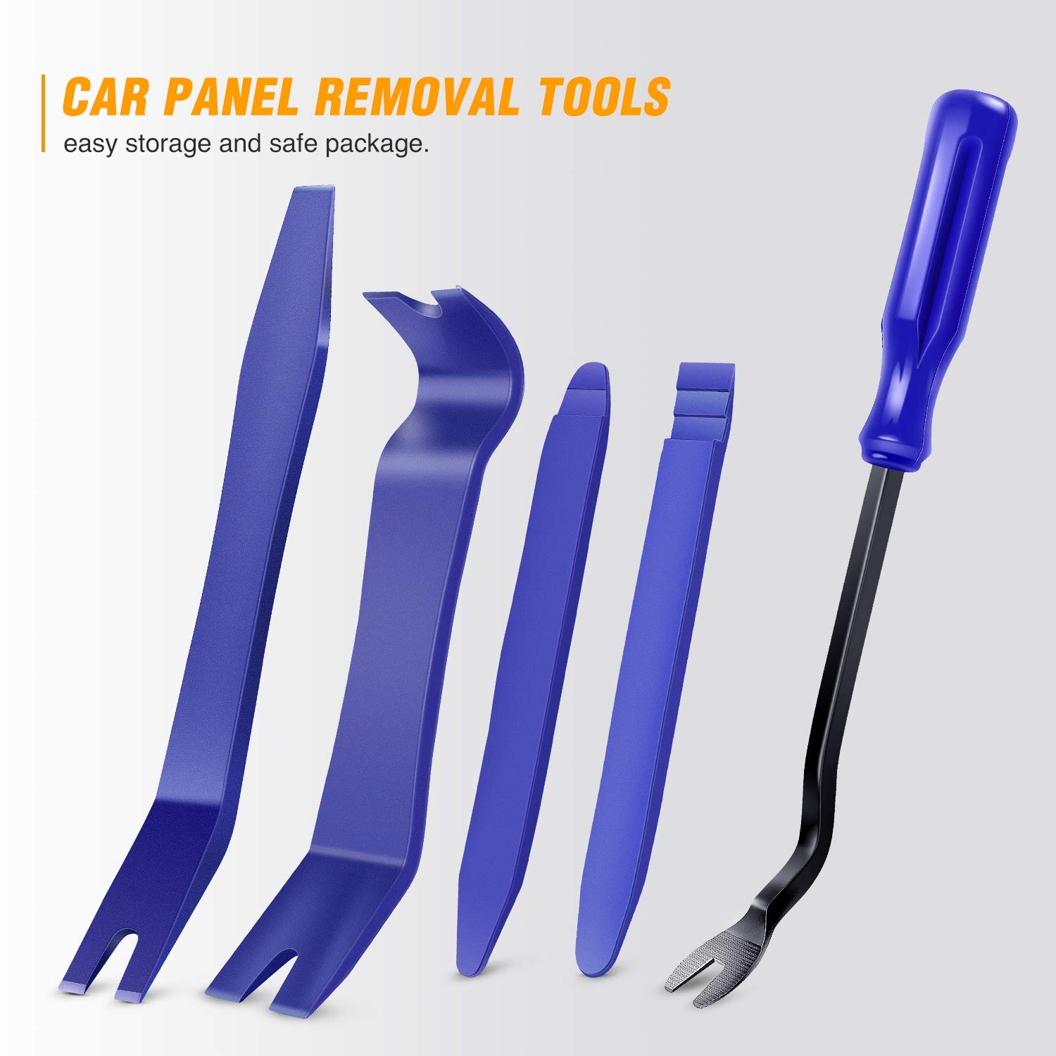 5PCS Auto Trim Removal Tool Kit NoScratch Pry Tool Kit for Car Door Clip Pane…