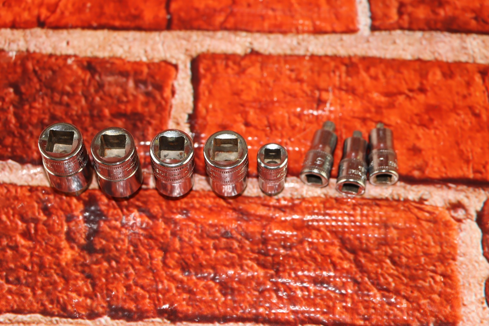 Snap-on 208EFTAMXSY 8Pc Metric Stubby Hex Head Socket Driver Set