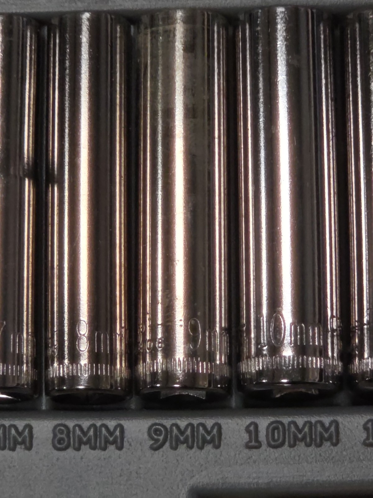 Craftsman 12pc Metric 1/4″ Dr. Deep Socket Ratchet Set 34782 USA Rare! Complete