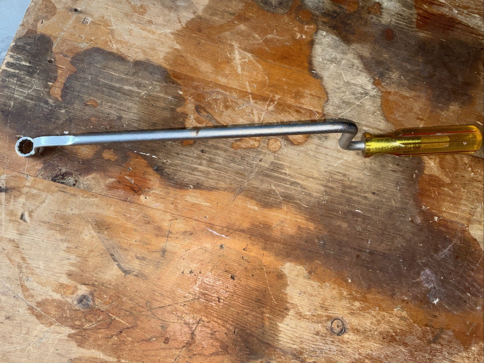 Tools 1/2” Fan Blade Clutch Obstruction Specialty Offset Wrench 17″