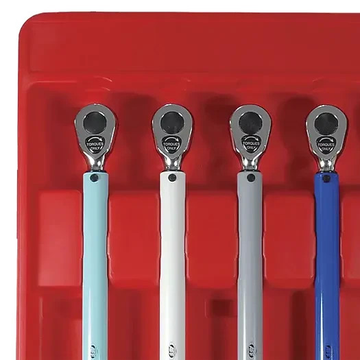 AFF 5 Pc Preset Torque Wrench Set 1/2″ Drive 65-140 ft-lb Lug Nut Service Kit