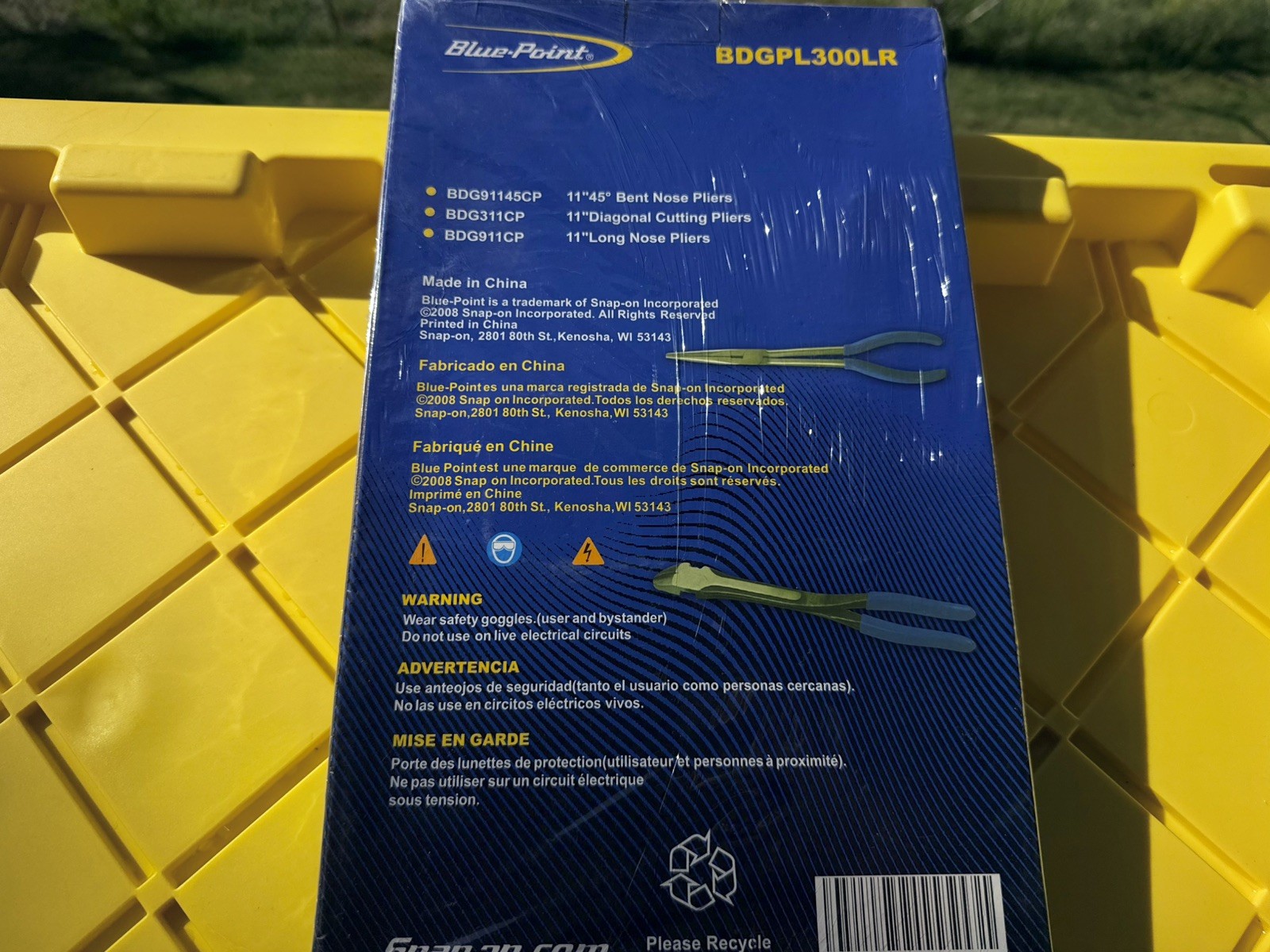 Blue Point 3pc Long Reach Pliers & Cutters Set – As sold by Snap On.
