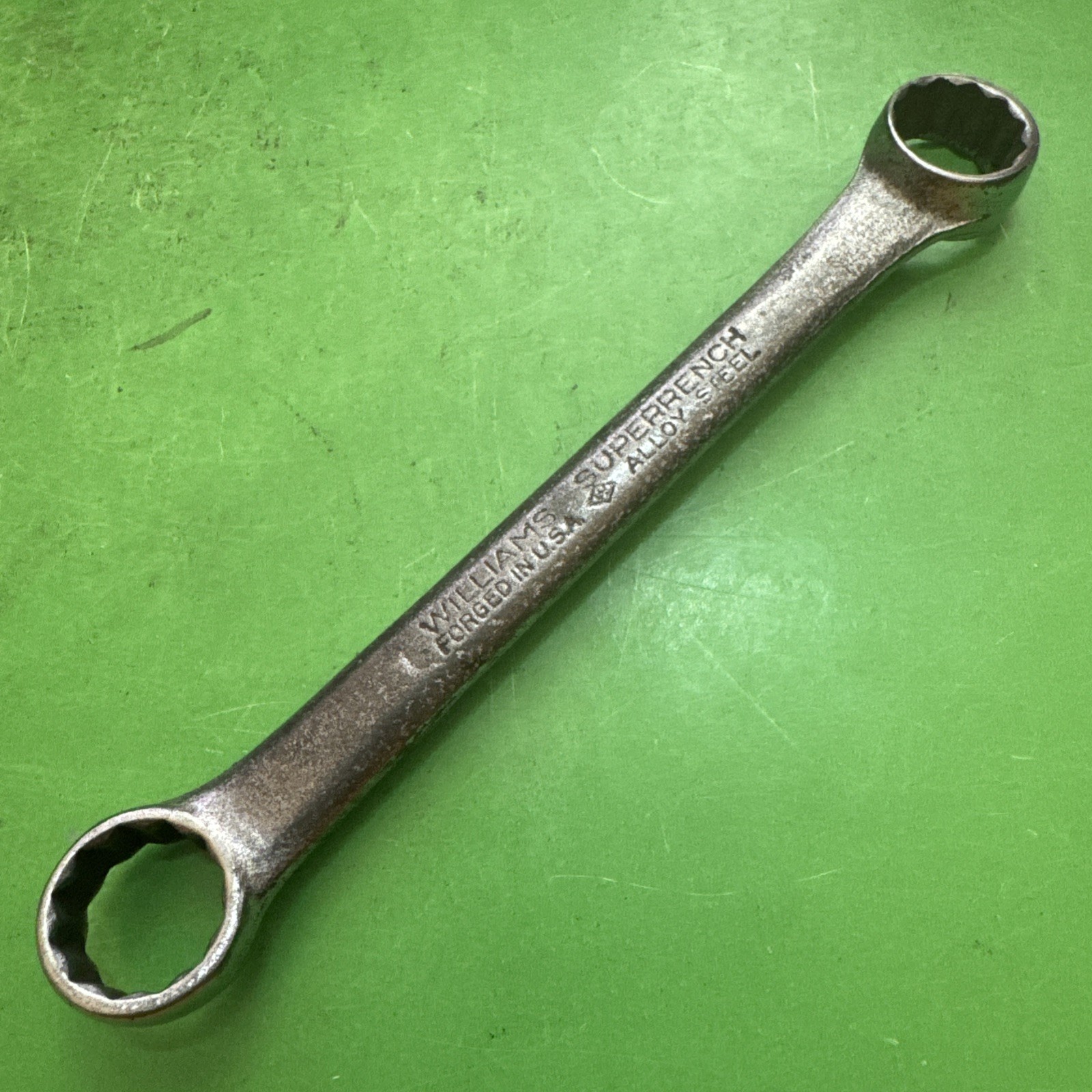 Williams Tools USA SUPERRENCH Box End Wrench SAE Sizes 5/8″ x 9/16″ Model 6727