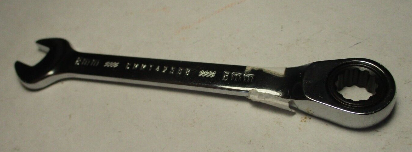 Craftsman CMMT42568 Metric 8mm 12 Point Ratcheting Combination Wrench New