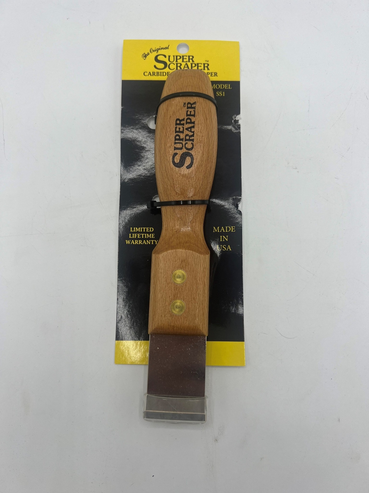 The Original Super Scraper Carbide Edge 1 1/4″ Scraper Model SS1 made in USA