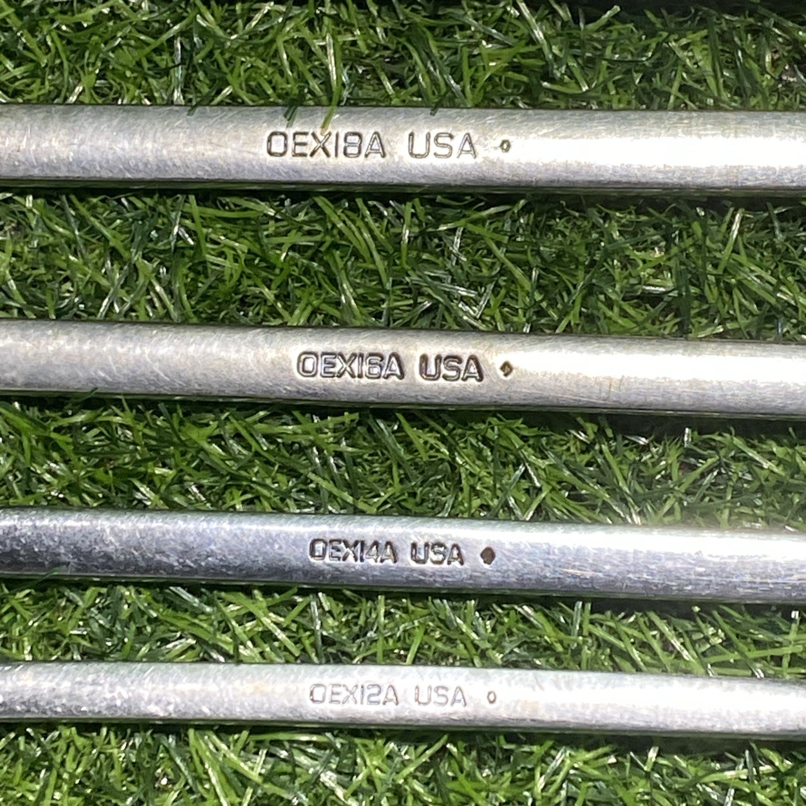 Vintage Snap-On USA 10pc SAE OEX12A – OEX32A Comb. Wrench Set Missing 24A