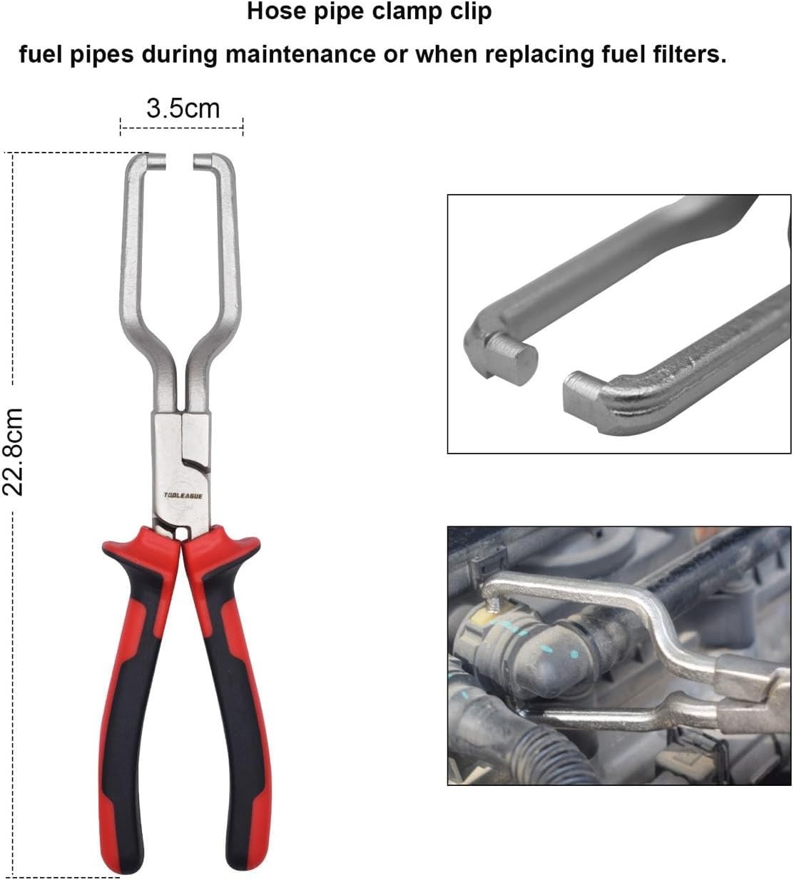 9 Inch Fuel Filter Caliper with Ergonomic Grip for Easy One Hand Operation