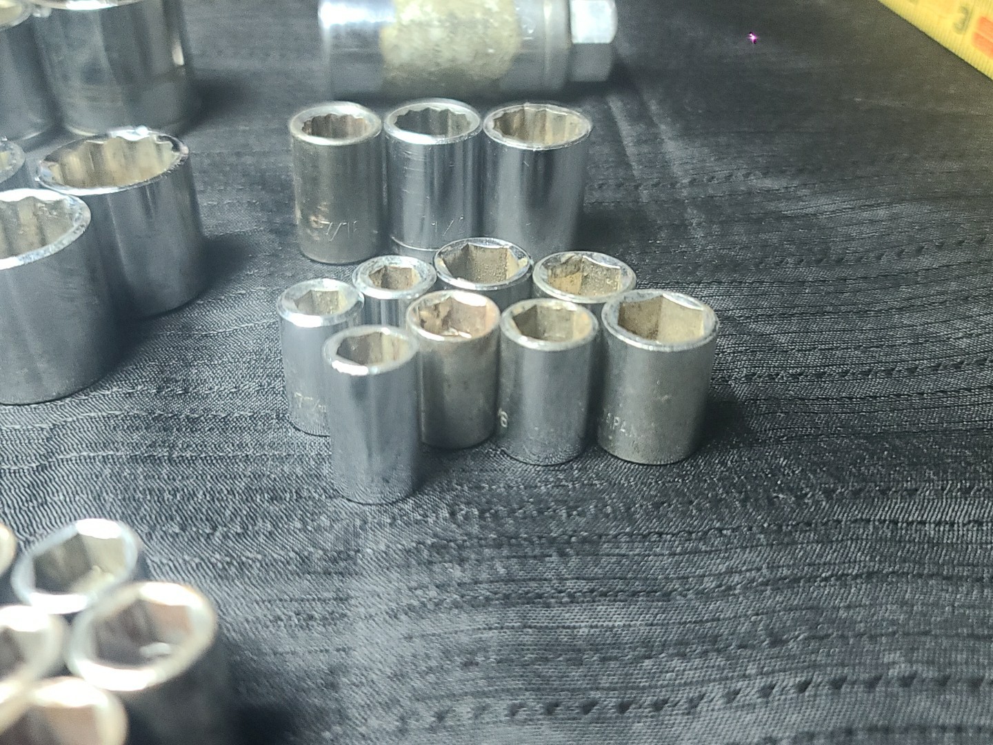 Assorted Socket Set/Mixed Bundle Lot Metric/SAE, Unbranded Japan