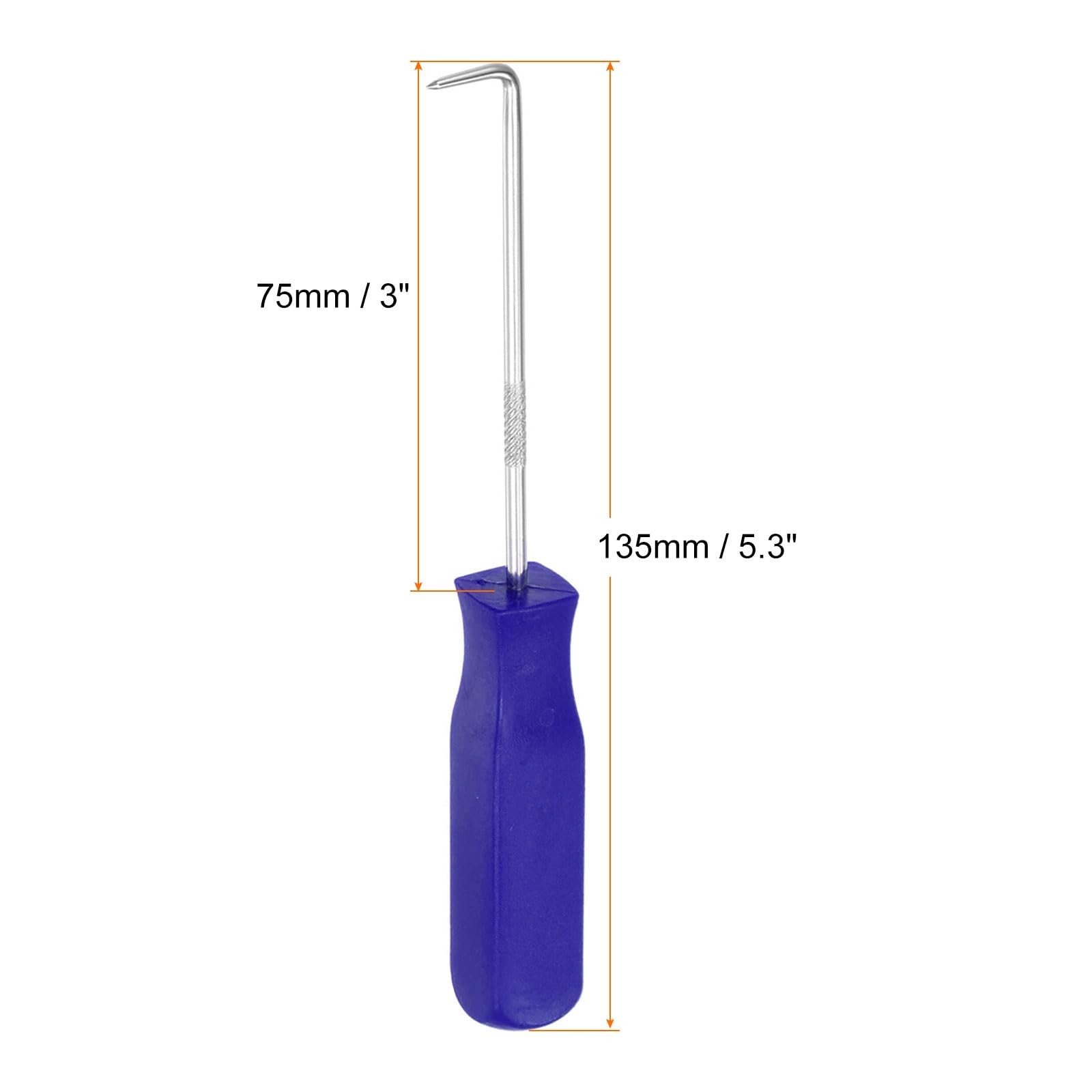 HARFINGTON 2pcs 90 Degree Picks 135mm Chrome Vanadium Steel Cr-V 135, Green