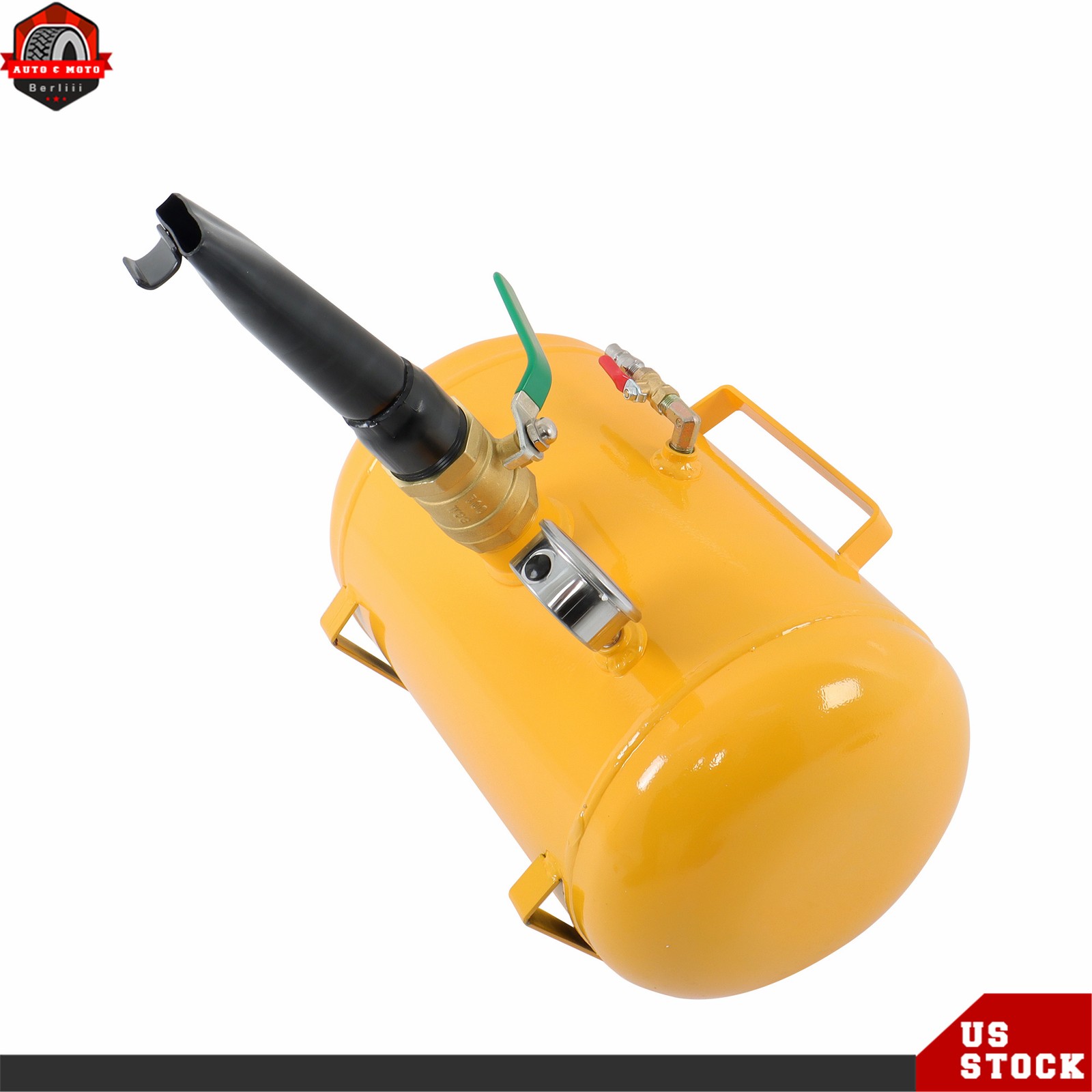 Yellow 5 Gallon Heavy Duty Air Tire Bead Seater Blaster Seating Tool 145 psi