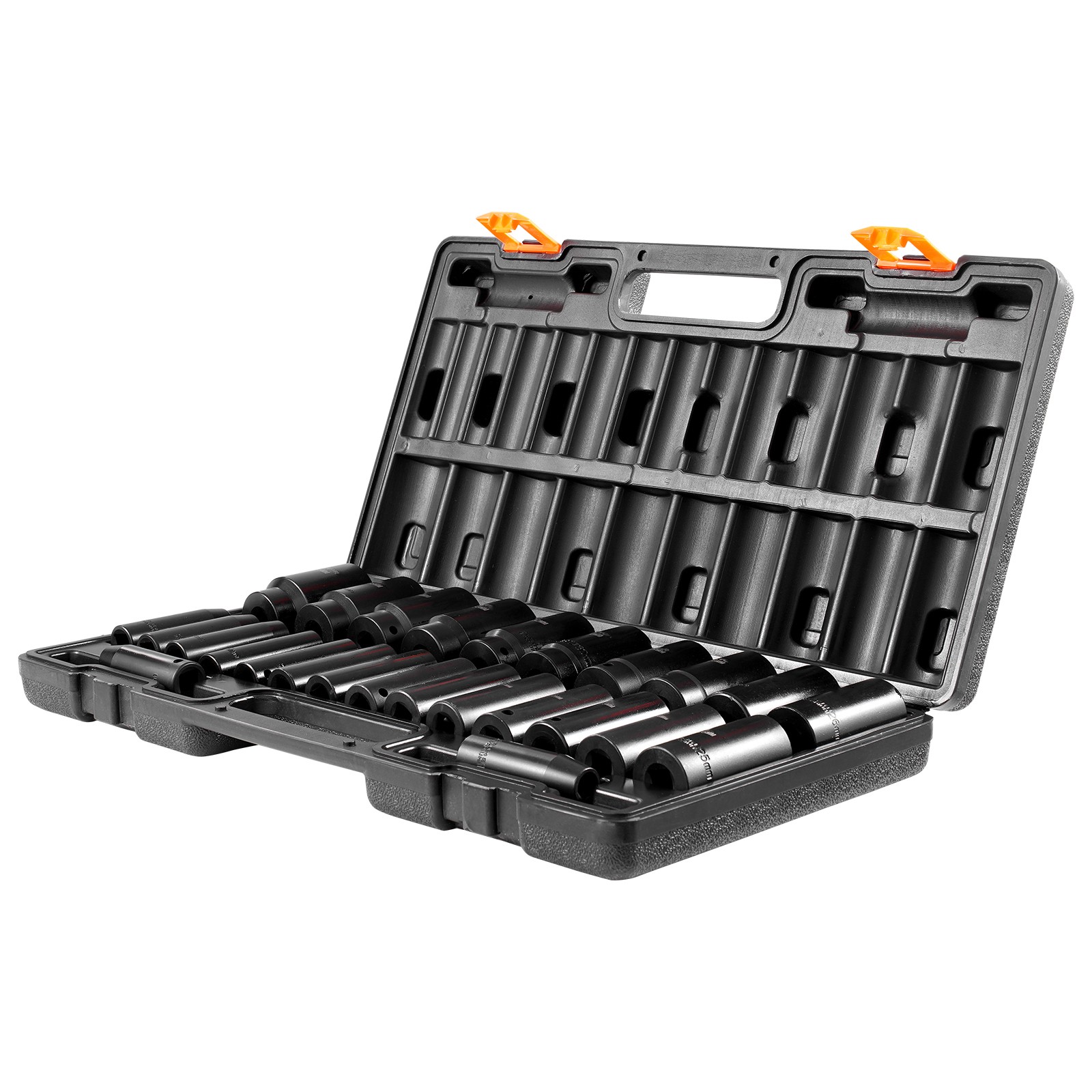 VEVOR Impact Sockets Set 1/2 Inch Drive 26 PCS 10 – 36mm Deep 6-Point Set