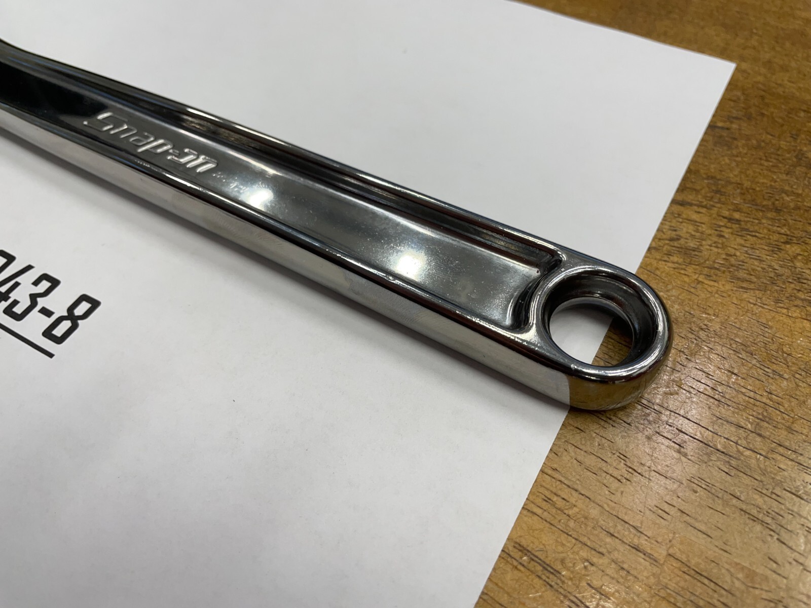 Snap-on Tools NEW 12″ Length Chrome Smooth Jaw Adjustable Wrench AD12BA