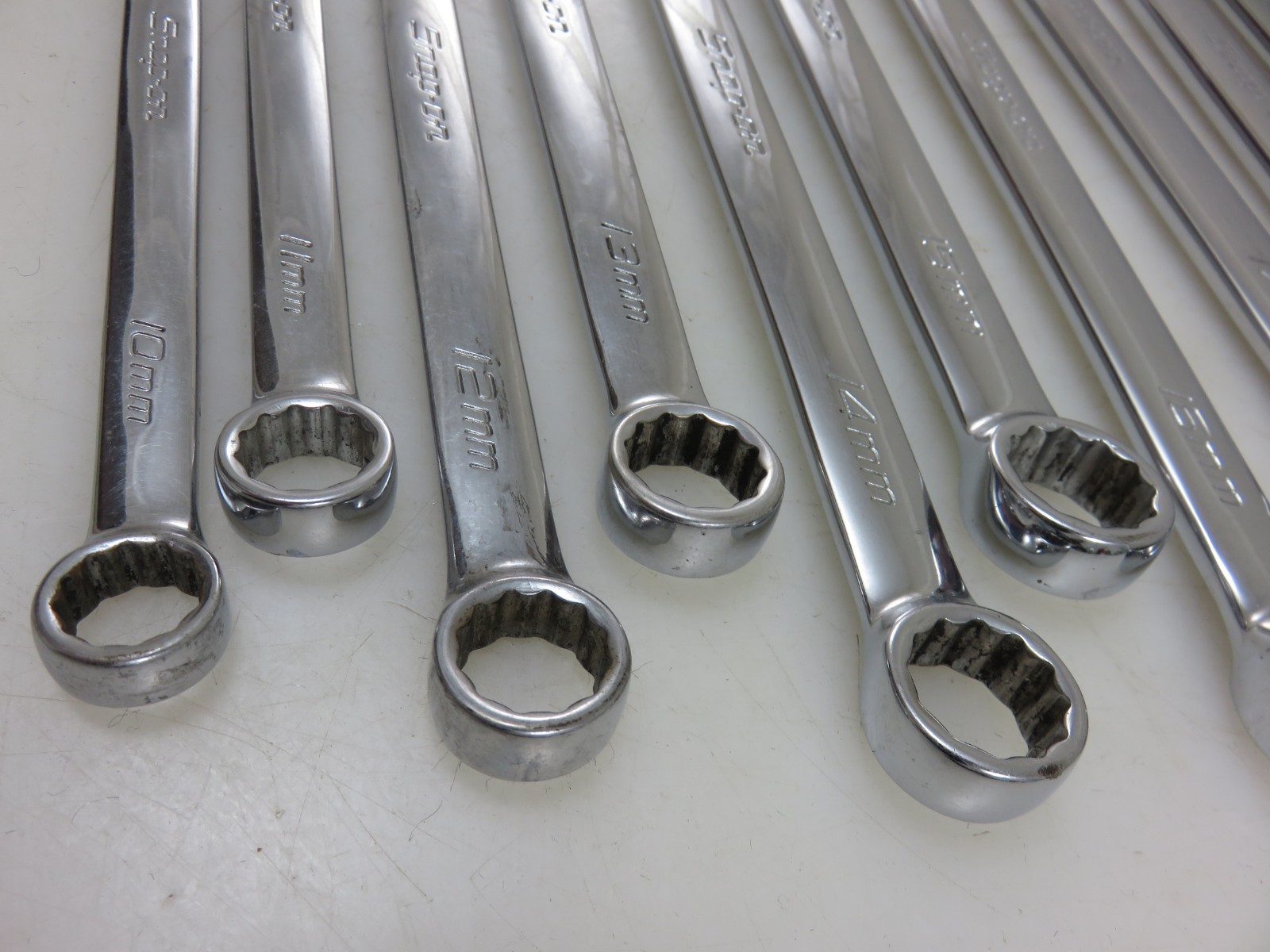 Snap-On METRIC OEXM Series Combination Wrench 14pc Set 10mm-22mm + 26mm