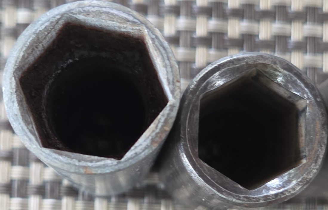 Deep Hub Axle Nut Impact Socket Metric 30mm 6-Pt 1/2″ Drive 15 Craftsman SAE 7/8