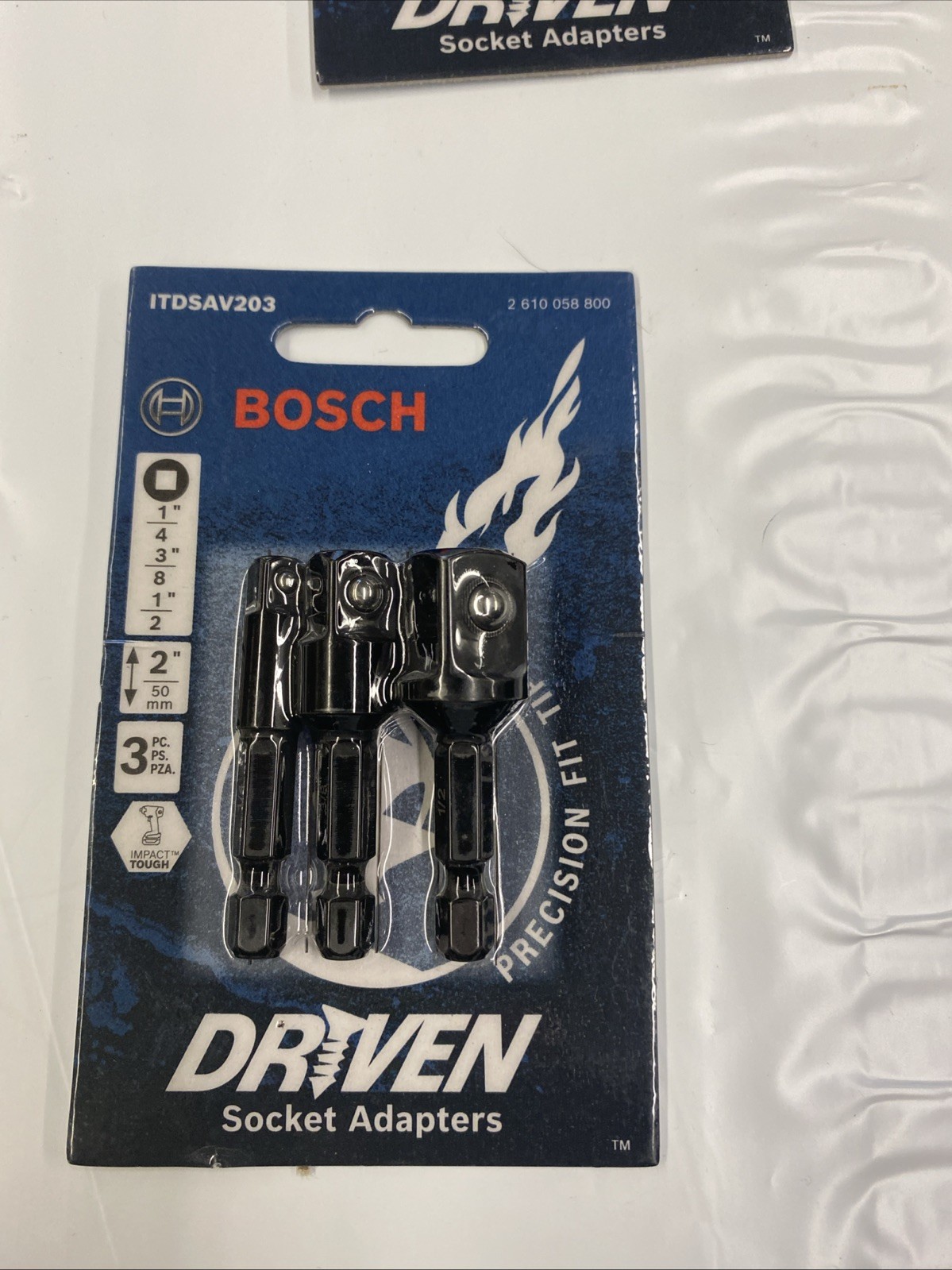 3-Piece 1/4 In. Hex Impact Socket Adapter Set for Optimal Performance ITDSAV203