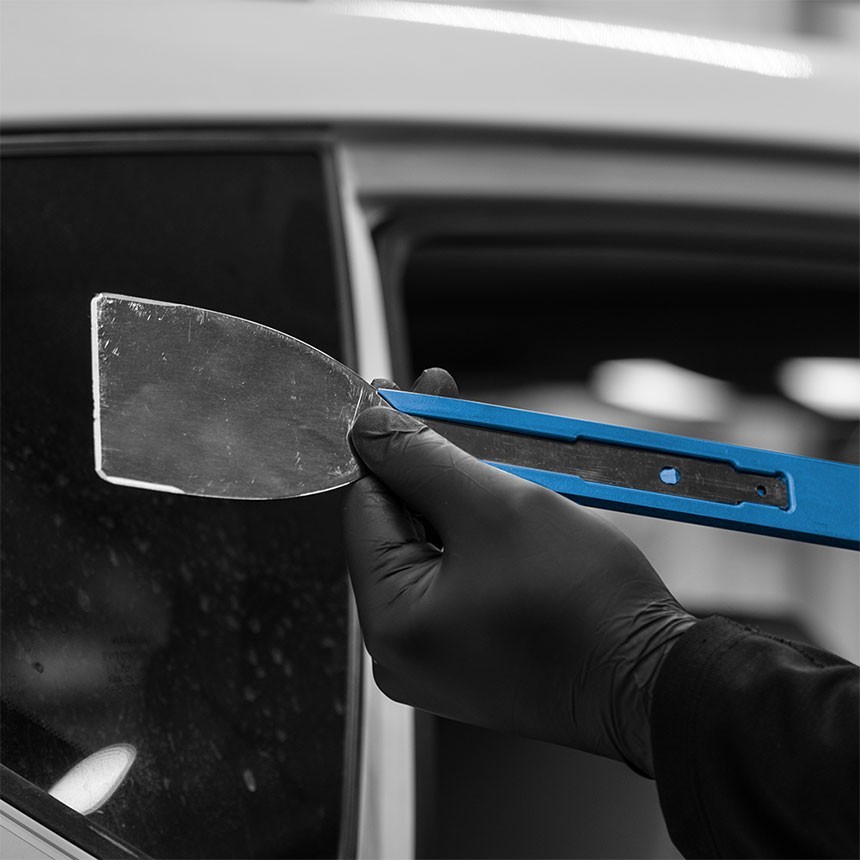 GT 35″ Quarter Cutter LKQTR – Long Knife Auto Glass Removal Tool w/ Sheath Blade