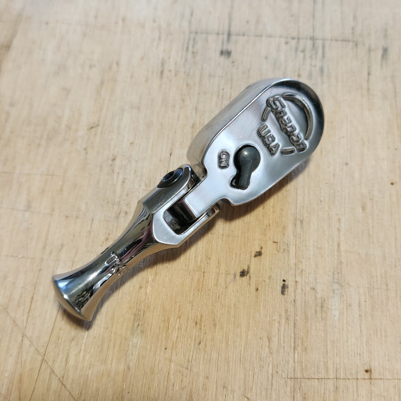Snap On TKF72 — 1/4″ Drive Dual 80® Technology Stubby Flex-Head Ratchet