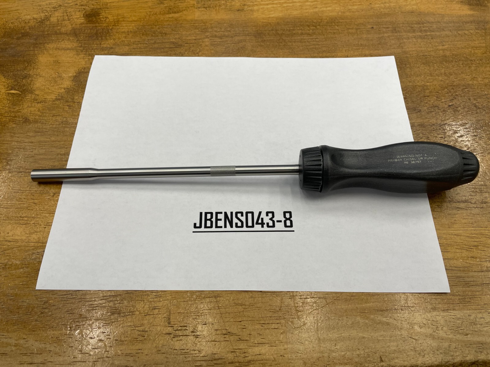 Snap-on Tools NEW TITANIUM Hard Grip 8″ Shaft Ratcheting Screwdriver SSDMR8ADT