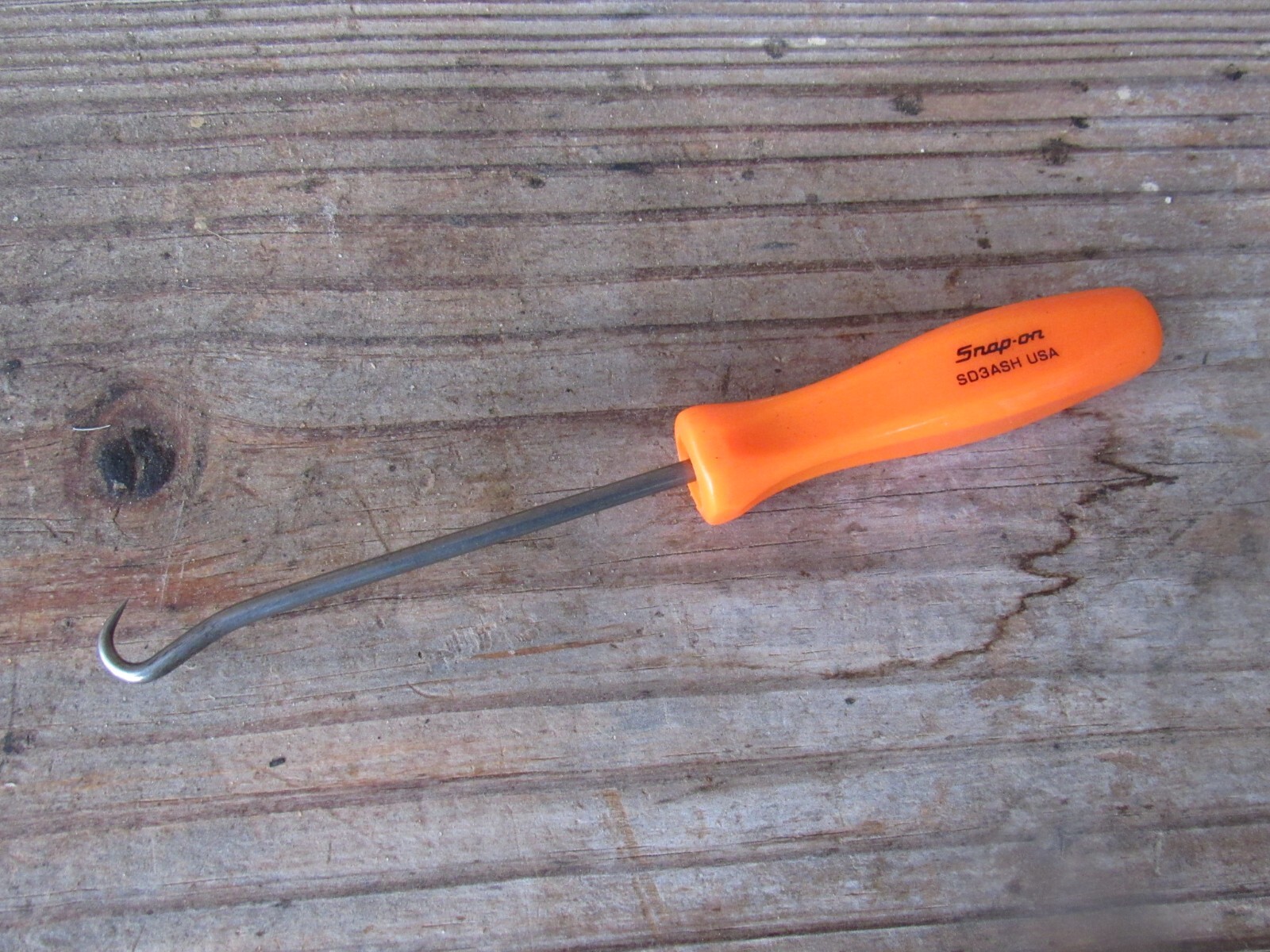 SNAP ON TOOLS SD3ASH ORANGE HARD SCREWDRIVER HANDLE MINI HOOK PICK SD3ASHO USA