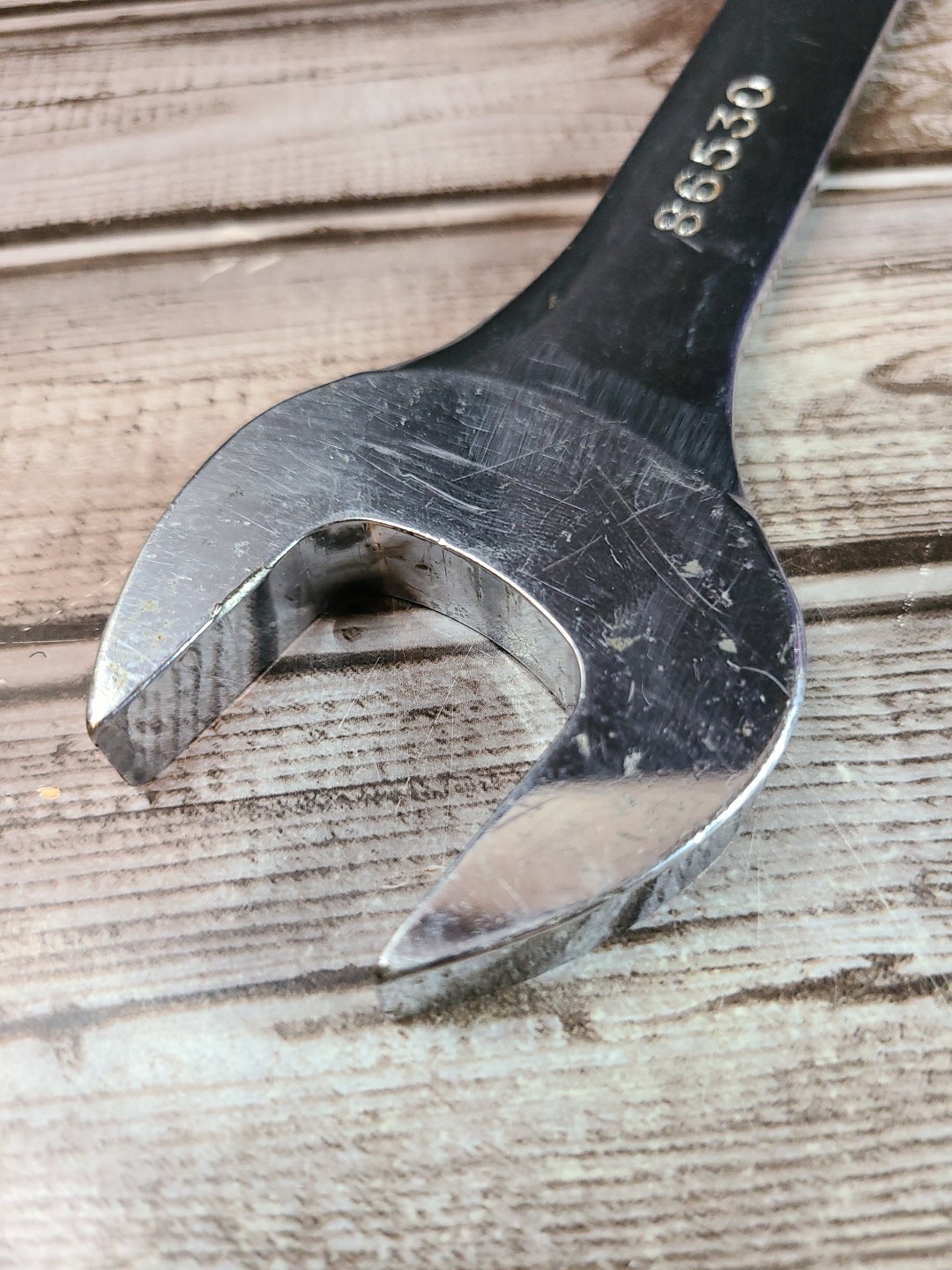 SK Hand Tools 86530 – 30mm x 32mm SuperKrome Open End Wrench – Made In USA