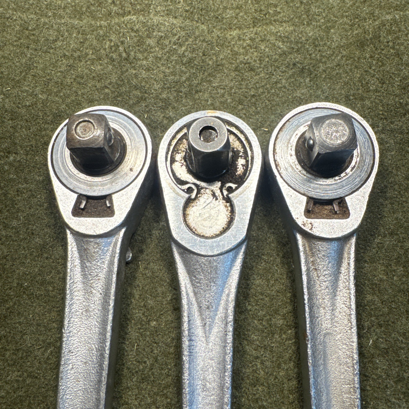 Lot of 3 – 1/2″ drive Ratchets for REPAIR Craftsman, Warranty Eligible Exchange