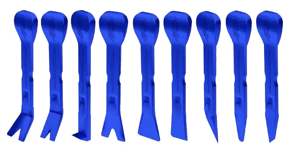 9 pcs Car Plastic Trim Panel Dash Stereo Radio Installation Removal Pry Tool Kit