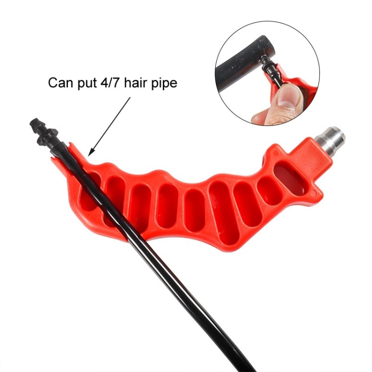 8mm Hole Puncher for PE Hair Pipe Micro Spraying – Durable Plastic & Metal