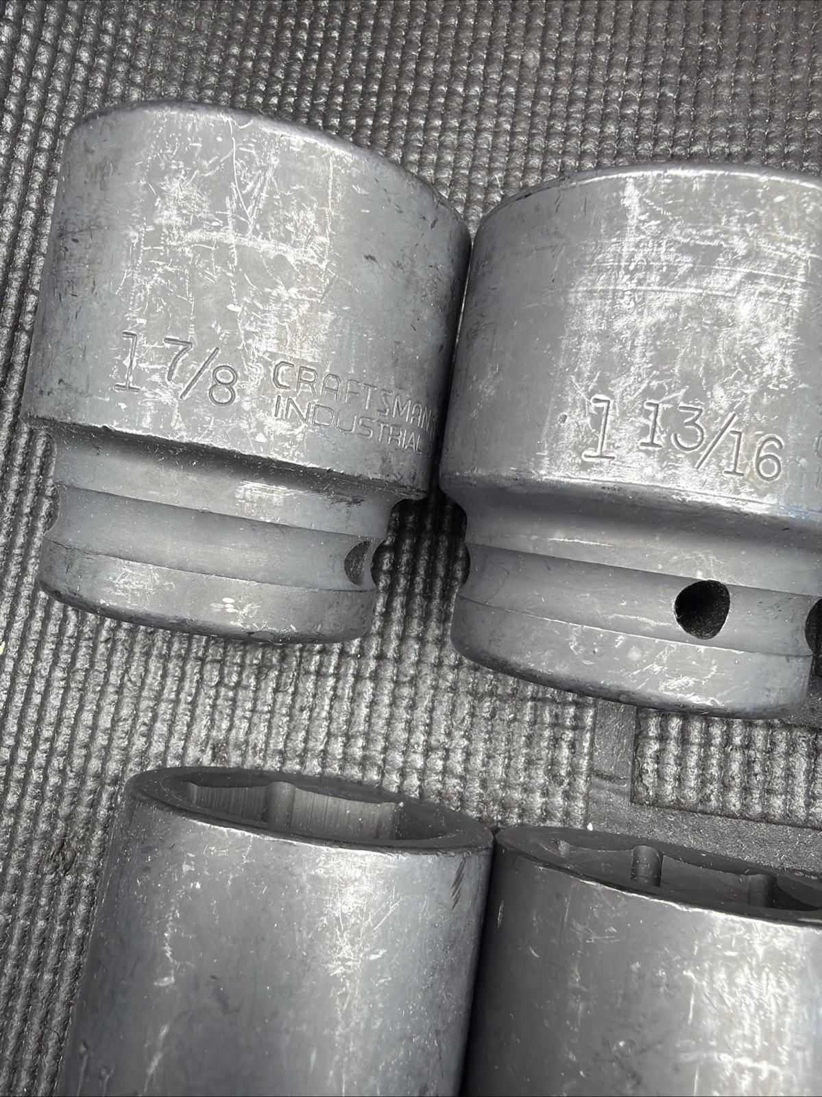 Rare Sears Craftsman Industrial 13pc Impact Socket Catalog Set 1”Drive 31215 Nos
