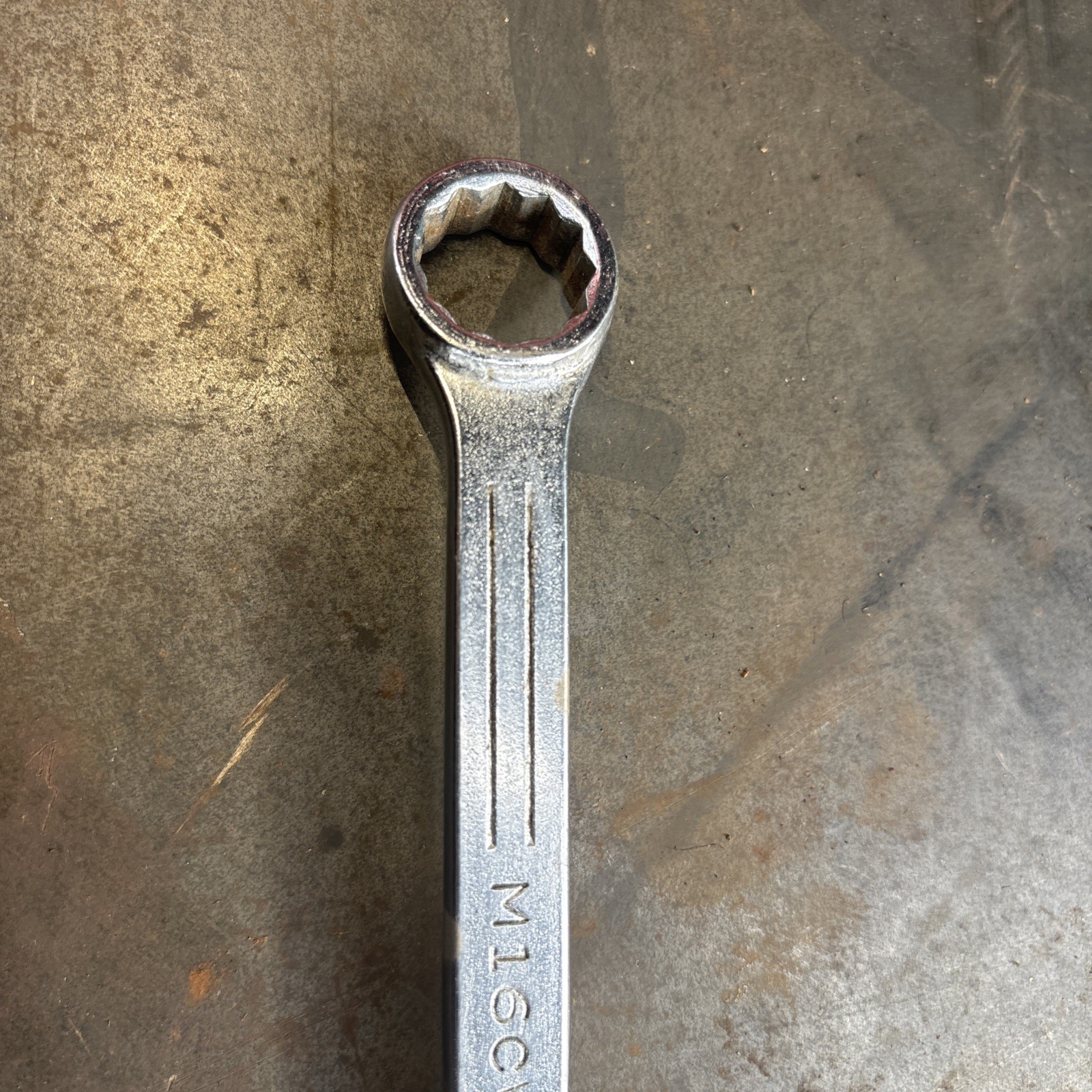 Mac Tools M16CW 16mm 12 Point Combination Wrench Owner Marking