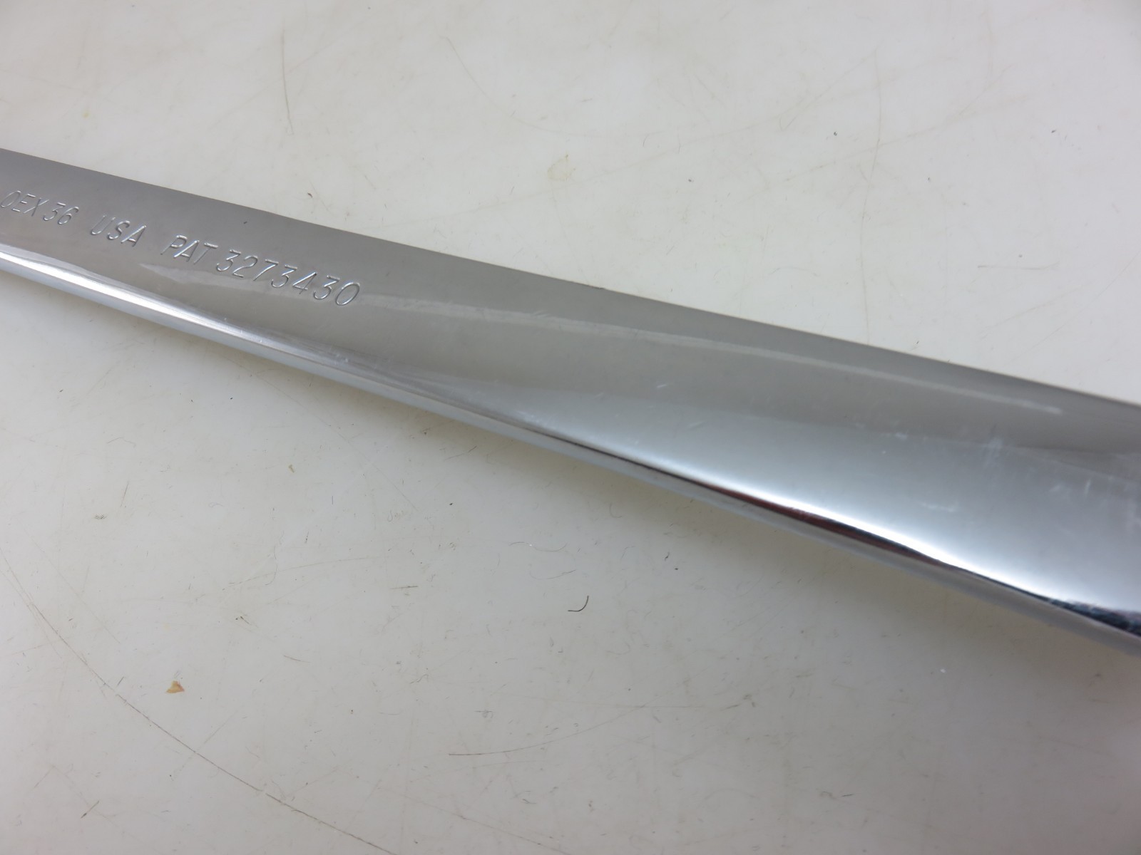 Snap-On OEX36 1-1/8″ Combination Wrench 12pt 15.5″ Long Vintage