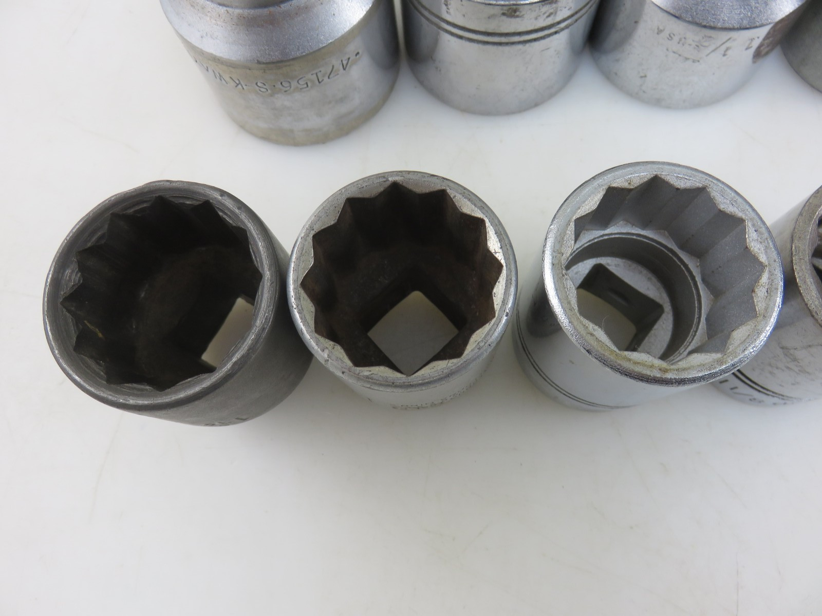 Craftsman S-K Etc. SAE 3/4″ Dr. Socket Set 12pt 15/16″-1 3/4″ 11pc ALL USA MADE