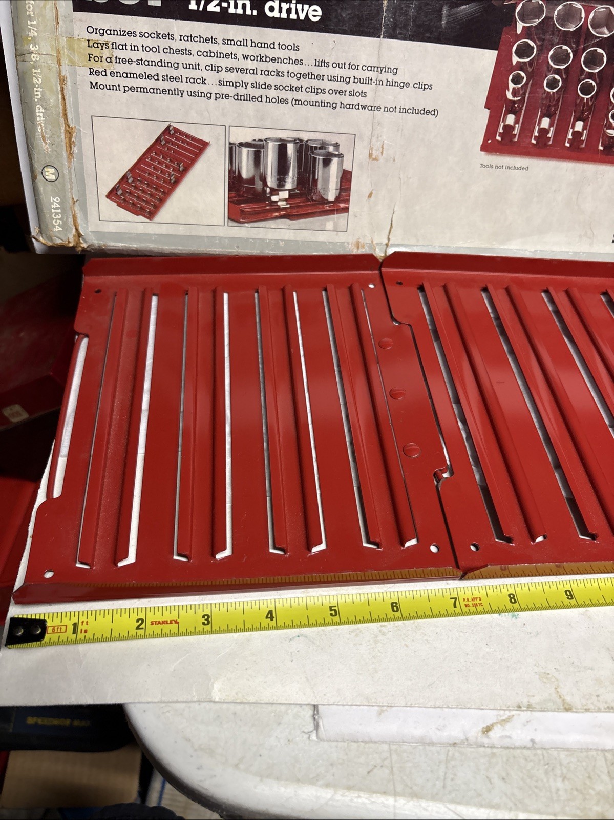 New NOS Craftsman 941354 Socket Rack Set For 1 /4/, 3/8, 1/2” Drive 41354 (READ)
