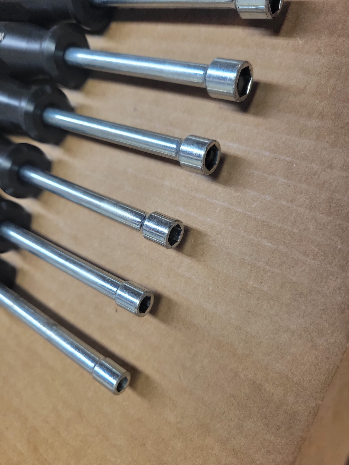 WTC Wright Tool Company 11-Piece SAE Nut Driver Set 3/16 – 5/8″ with Pouch