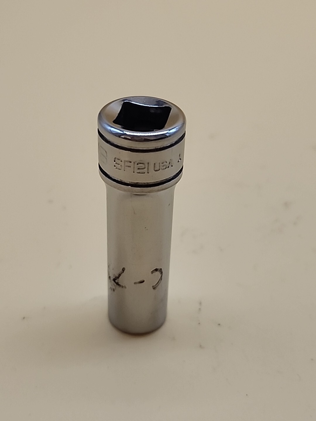 Snap-on Tools SF121, 3/8″, 3/8″ Drive, 12 Point, Chrome Deep Socket USA