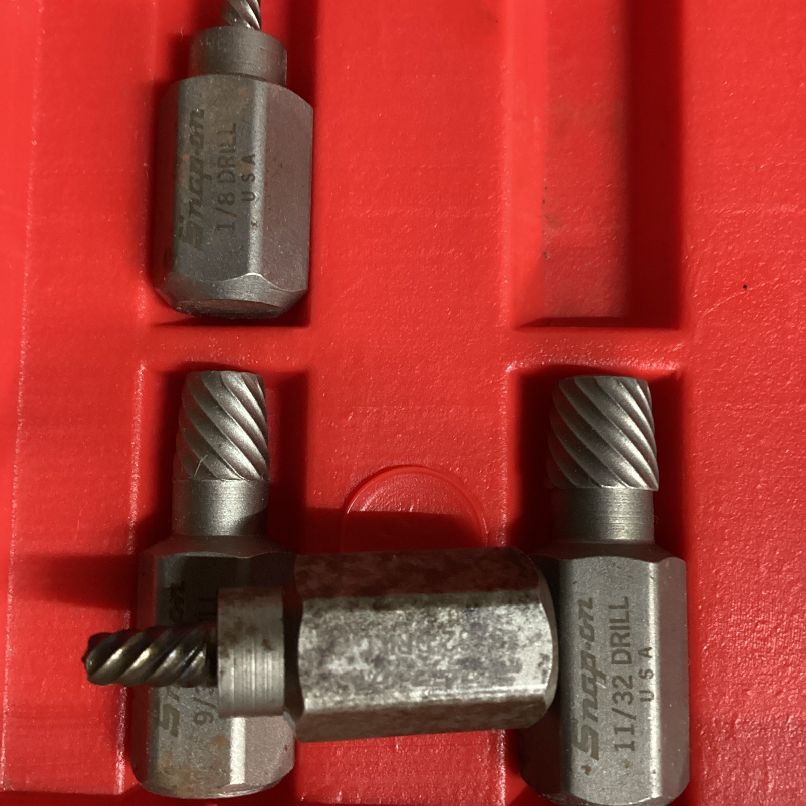 Snap On REX10A 1/8″ – 13/32″ Screw Stud Extractor Hex Head Multispline Kit Set