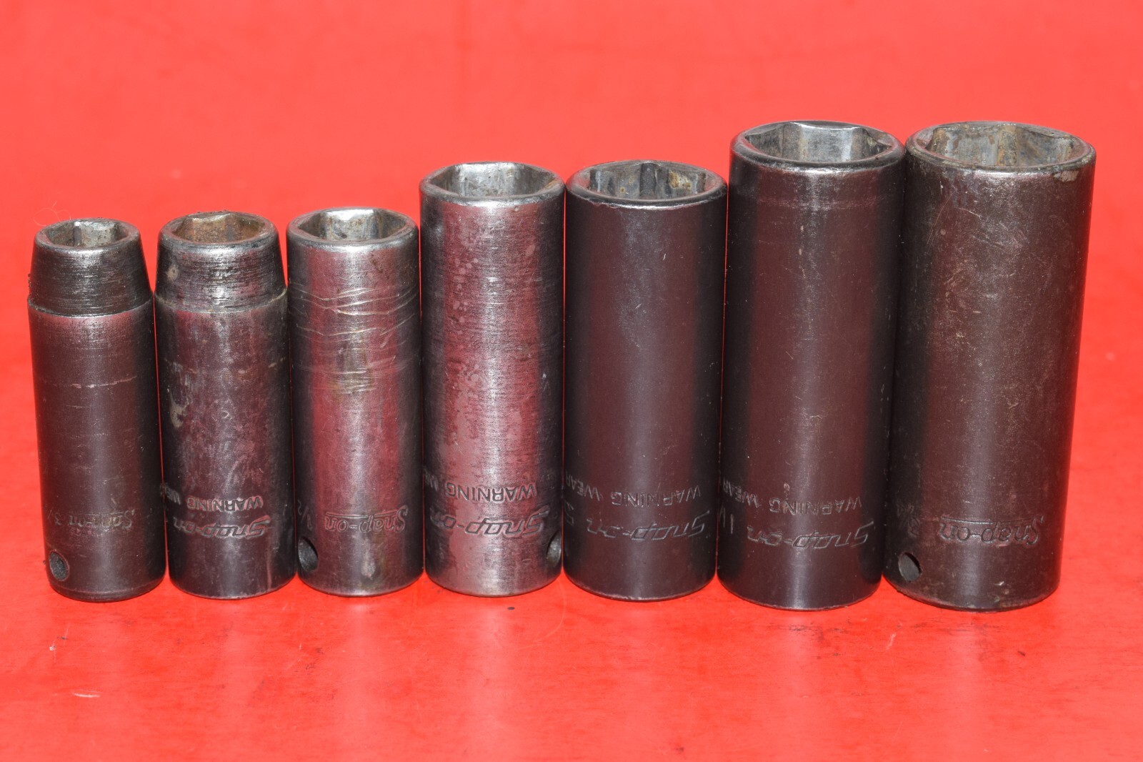 Snap-On 3/8″ Drive 7pc SAE 3/8 – 3/4″ Deep Essential Impact Socket Set 207SIMFYA