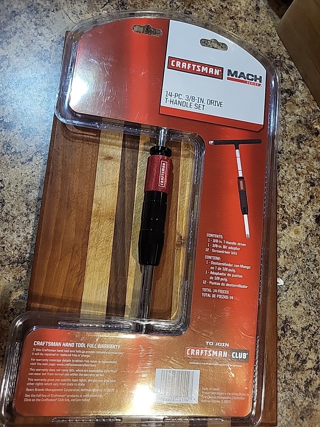 Craftsman Mach Series 3/8” T-Handle Driver and Bit Set 50014. NOS! 🔥