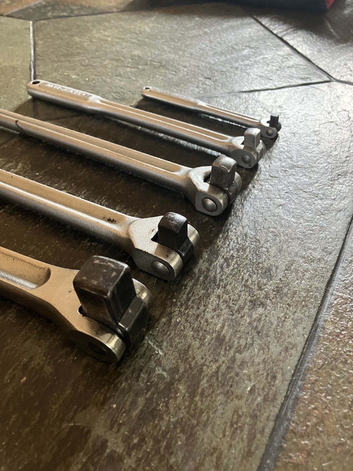 Craftsman 5 Piece Breaker Bar Set 1/4” 3/8” 1/2” & 1/2” Long, 3/4” / USA