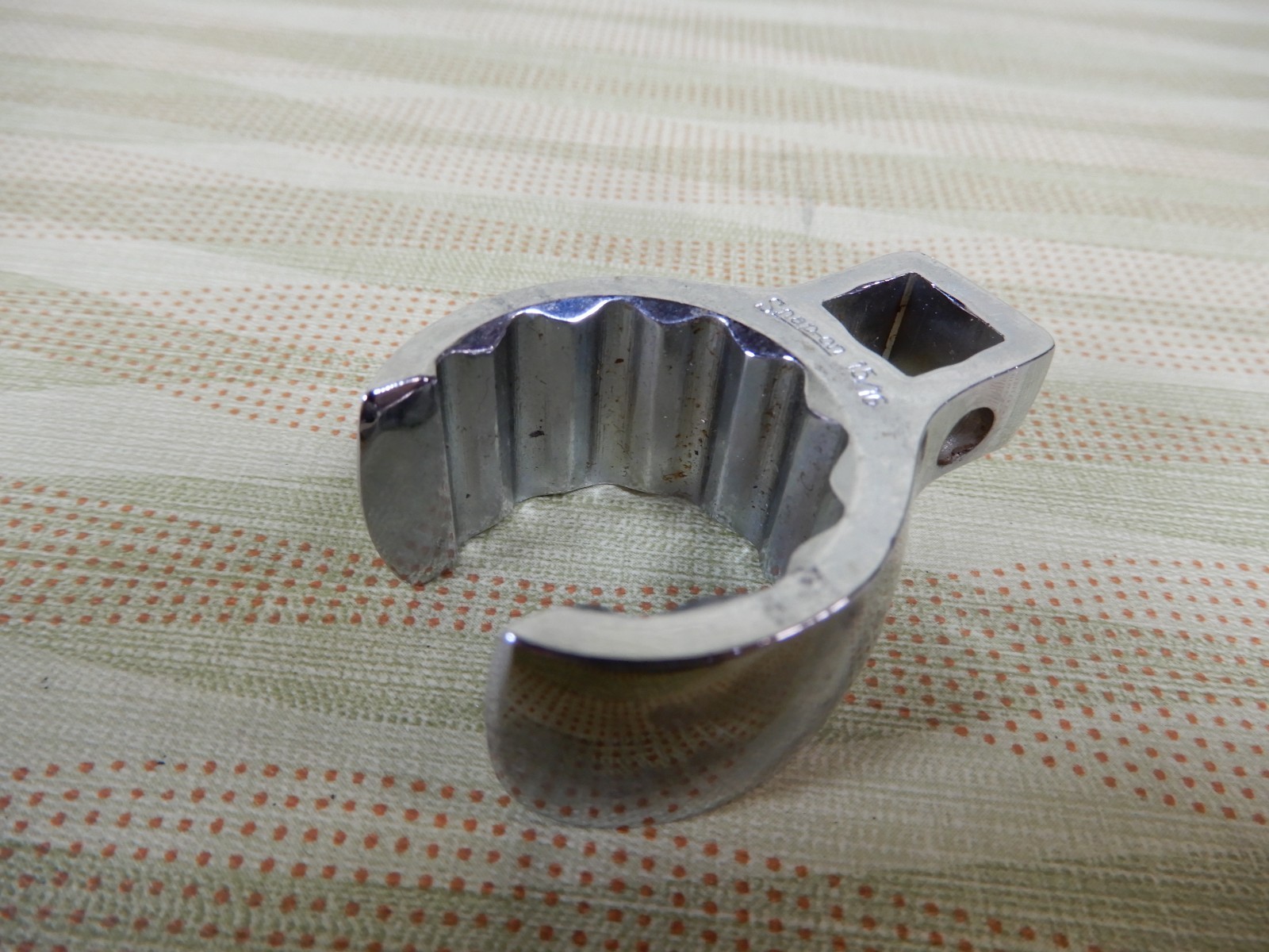 Snap-On 15/16″ Deep Flare Nut Crows Foot Socket 3/8 Drive Great Condition VX