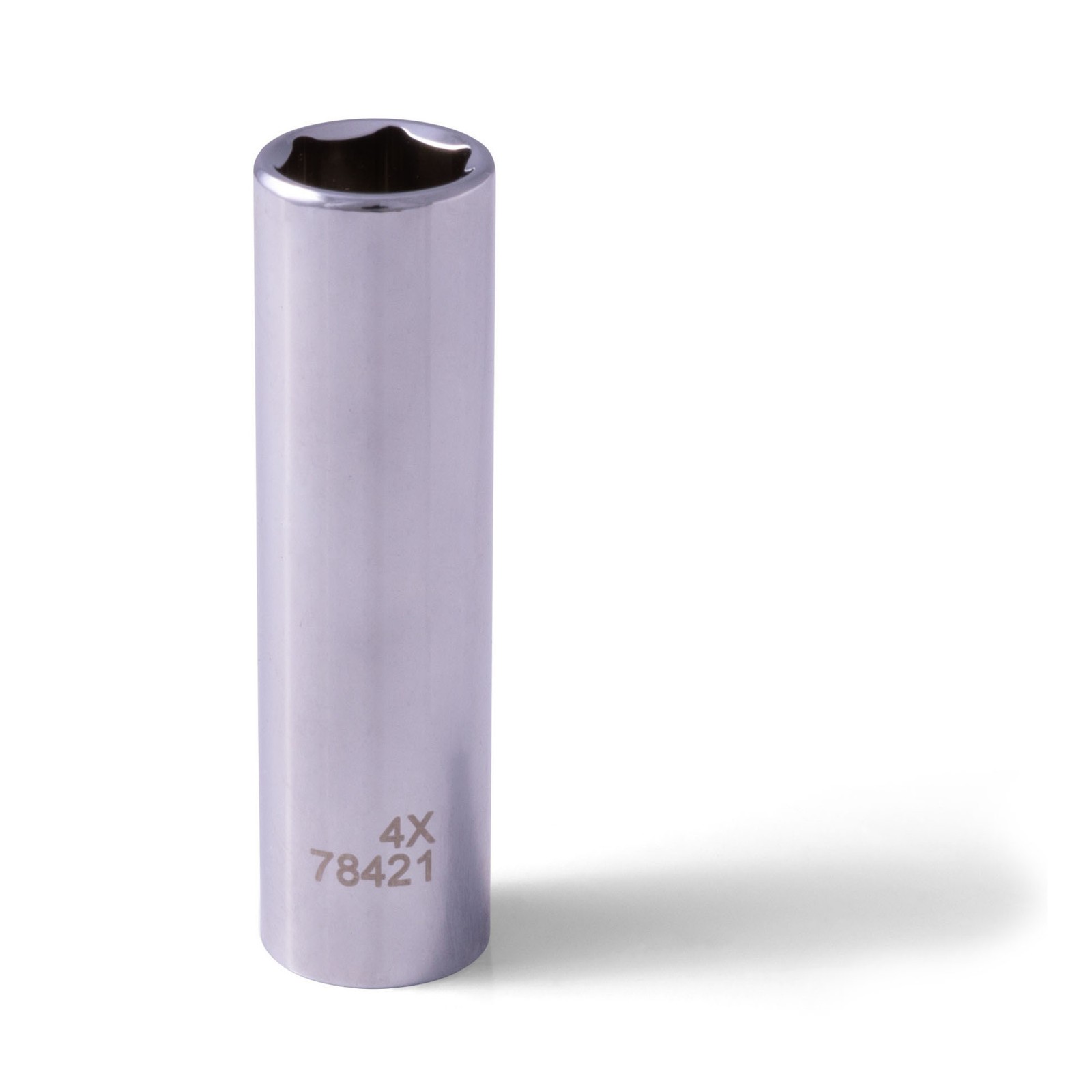 Steelman 6 Point 10mm Deep Well Chrome Socket, 1/4 in. Drive 78421