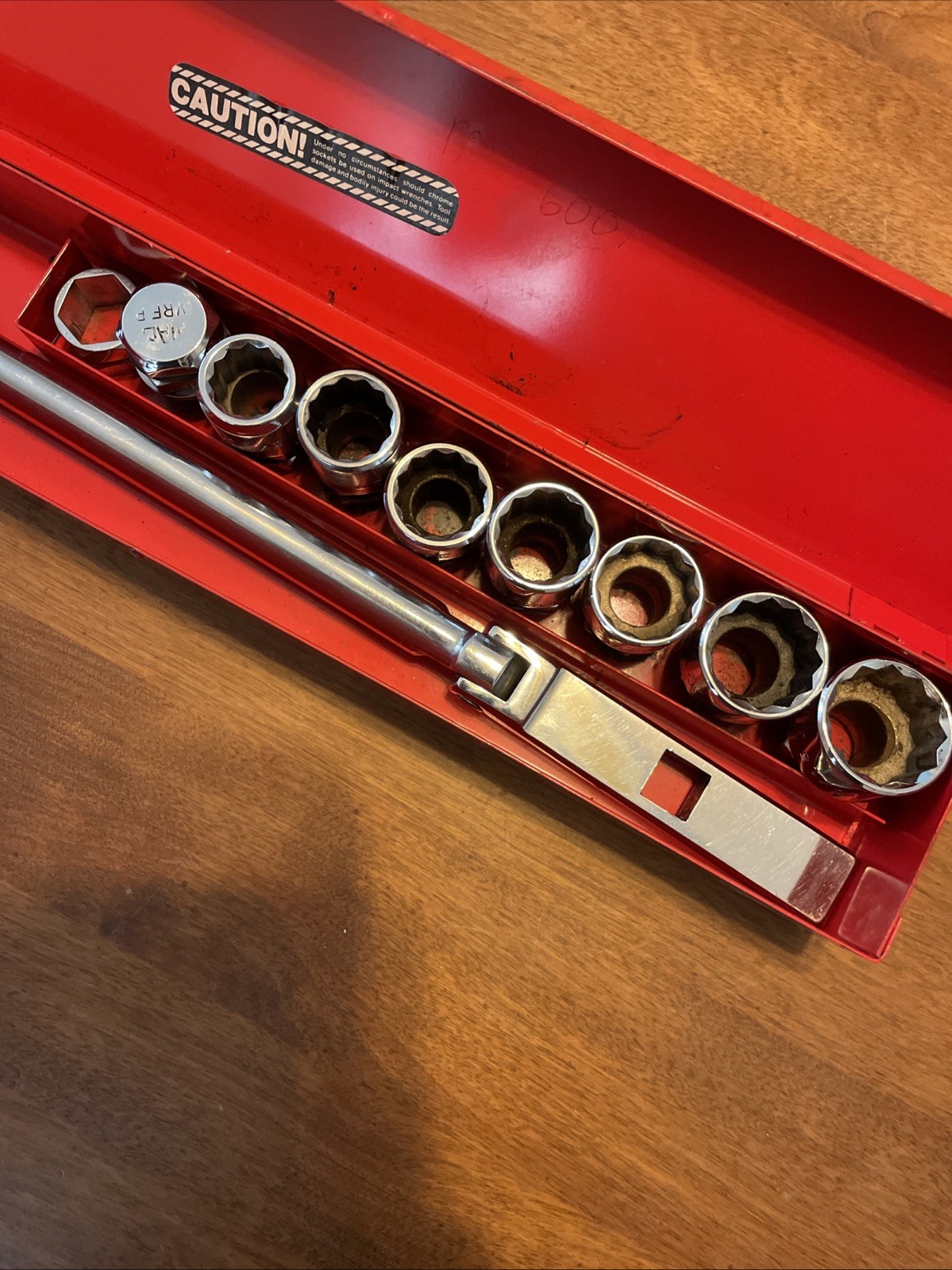 Pristine Vintage Mac Tools USA VRF Flex Pass-Thru Alignment Set w/ Case