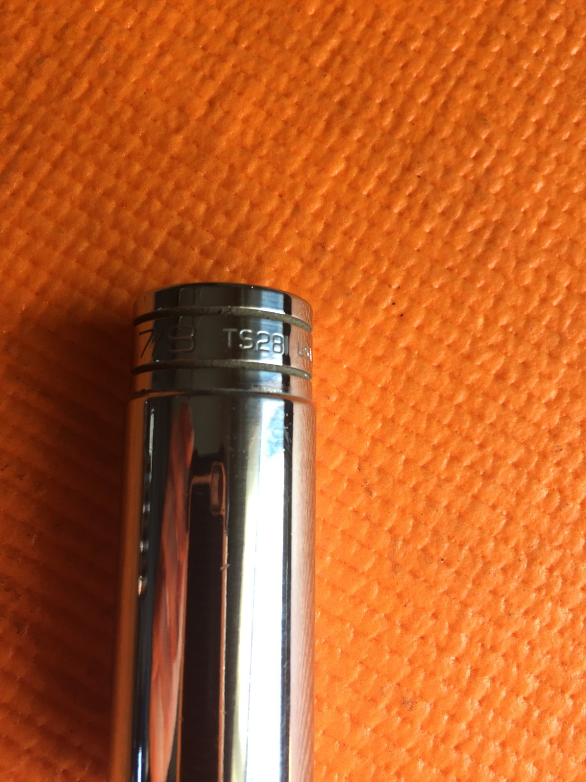 Snap On Tools TS281 Deep Socket 1/2 Flank Drive 7/8 INCH 6 Point Chrome SAE USA