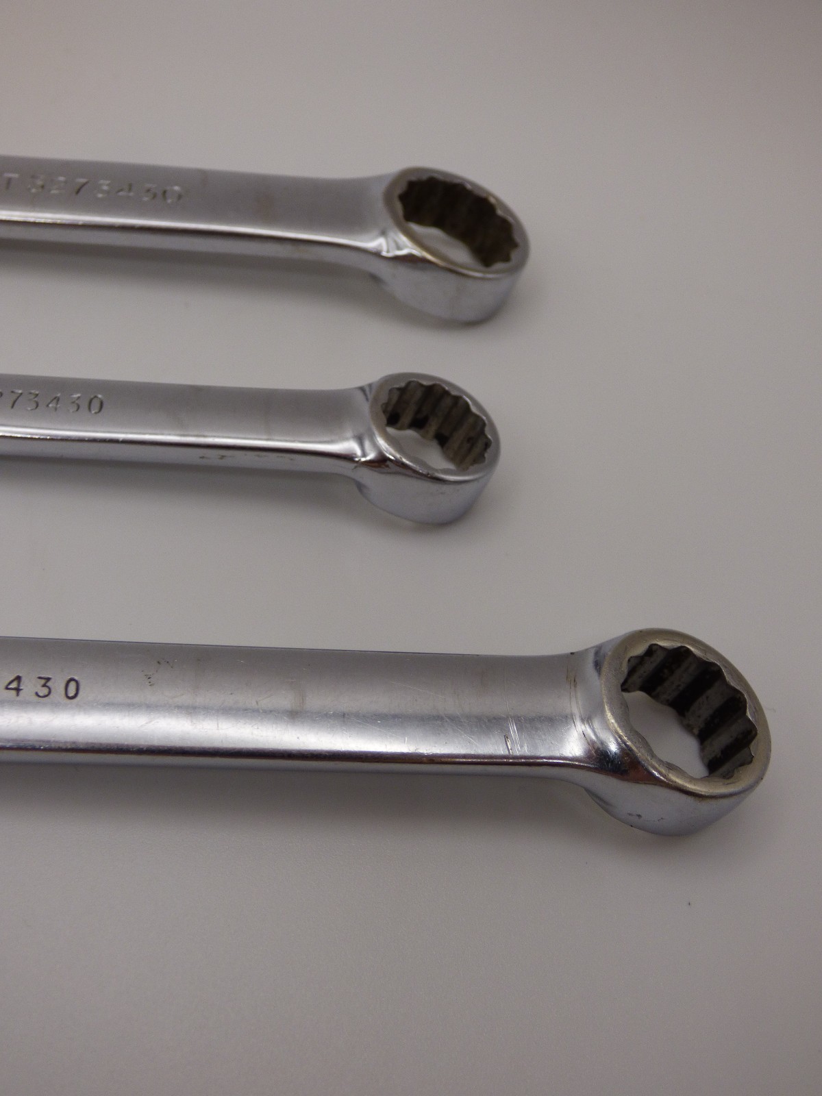 Snap-on – Vintage Combination Wrenches – Lot of 3 – OEX-16 / OEX 140 / OEX 180