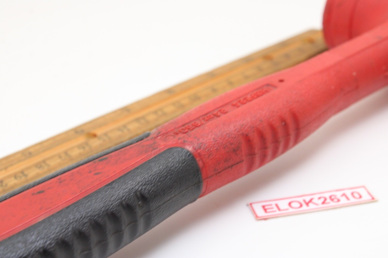 Snap-On HBFE24 24 Oz 13″ Red Soft Grip Handle Dead Blow Body Hammer USA