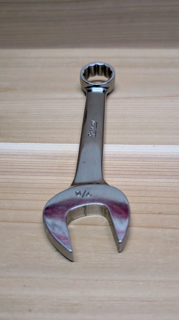 Vintage Snap On OEX280 7/8 12 Point Short Combination Wrench Excellent