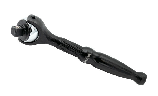 Titan 11313 1/4 in Drive 4 in Long Micro Swivel Ratchet Flex Head Tool